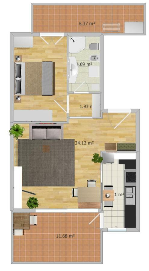 Appartment Trojer Merano Exterior foto